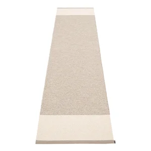 Béžový venkovní a interiérový běhoun 70x300 cm Pappelina Edit Mud Vanilla