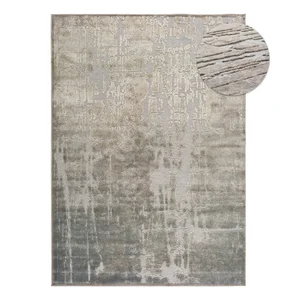 Béžový viskózový koberec Universal Margot Azul 160x230 cm