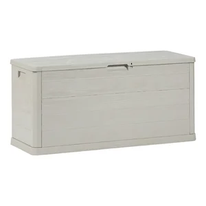 Béžový zahradní úložný box Woodys
