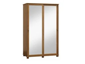 BHAGIRA 2D šatní skříň, 133 cm, borovice, odstín dub