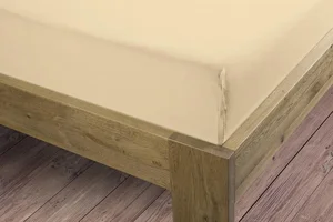 Bierbaum Jersey Prostěradlo Natur 140-160x200 cm