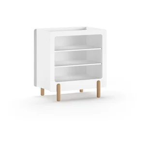 Bílá dětská komoda s integrovaným pultem na přebalování, 88×95×57 cm – Smile Vipack