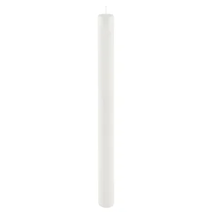 Bílá dlouhá svíčka Ego Dekor Cylinder Pure