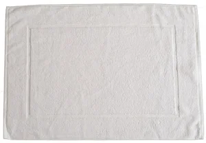 Bílá hotelová froté předložka 50x70 cm 750 g/m²