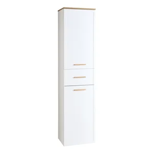 Bílá koupelnová skříňka Quickset 184x45 cm