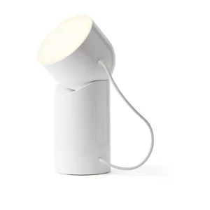 Bílá LED stolní lampa Orbe Lexon