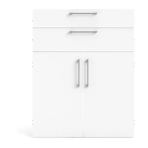 Bílá modulární police Prima 84x105 cm