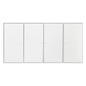 Bílá nástěnná komoda Hammel Mistral Kubus 136x69 cm