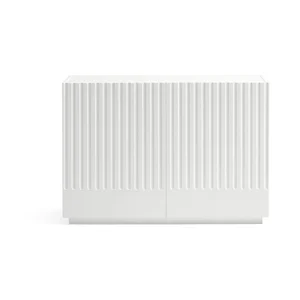 Bílá nízká komoda Doric 100×70 cm