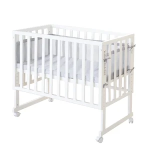 Bílá postýlka 90×45 cm Roba