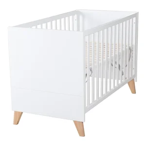 Bílá postýlka Léon 60×120 cm – Roba