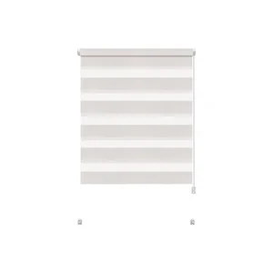 Bílá roleta den a noc Zebra 42,5x150 cm – Gardinia