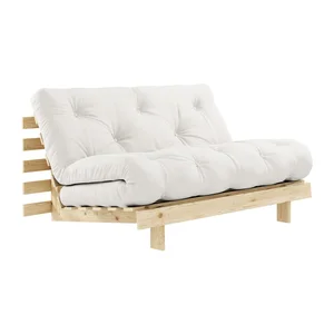 Bílá rozkládací pohovka Roots 140 cm - Karup Design