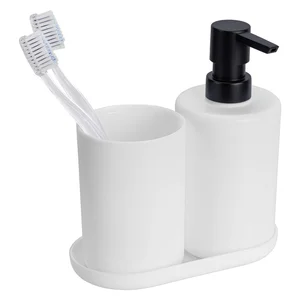 Bílá sada doplňků do koupelny Fano od Allstar