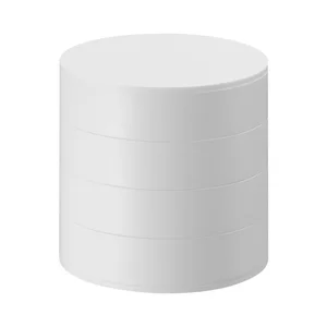 Bílá šperkovnice YAMAZAKI Tower, Ø10 cm