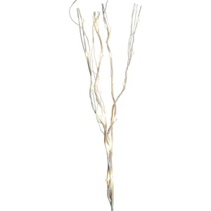 Bílá světelná dekorace Willow 8 cm