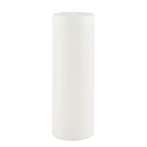 Bílá svíčka Ego Dekor Cylinder Pure – 60 h hoření