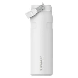 Bílá termoska IceFlow Bottle Flip Straw 2.0 Frost, 700 ml – Stanley