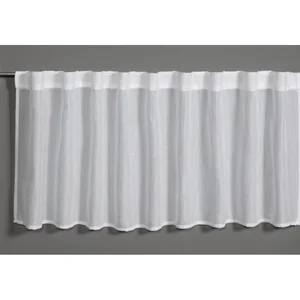 Bílá záclona Jacquard-Voile 45 × 140 cm – Gardinia