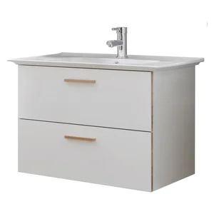 Bílé keramické umyvadlo 80×47 cm bez baterie – Set 931, Pelipal