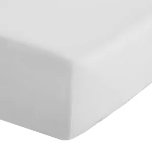 Bílé napínací prostěradlo z perkálu 135×190 cm – Easy Iron Percale, Catherine Lansfield