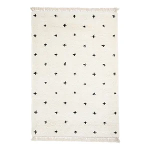 Bílo-černý koberec Think Rugs Boho Dots 120x170 cm