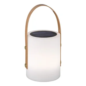 Bílo-hnědá LED stolní lampa Bari Fischer & Honsel