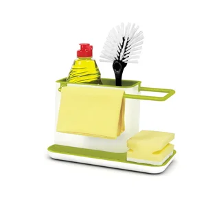 Bílo-zelený stojánek na mycí prostředky Joseph Joseph Caddy Sink Tidy