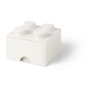 Bílý čtvercový LEGO úložný box