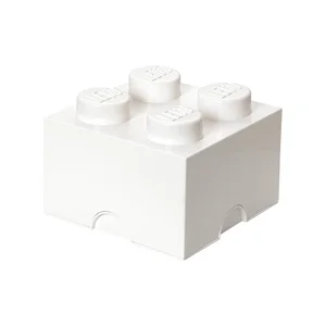 Bílý čtvercový úložný box LEGO®