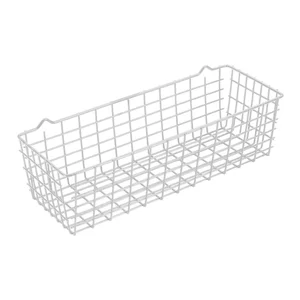 Bílý doplňkový košík Metaltex