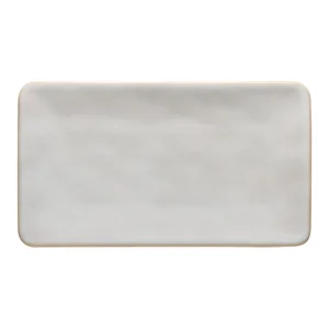 Bílý kameninový talíř Costa Nova Roda 28x16 cm