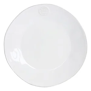 Bílý kameninový talíř Nova 27 cm