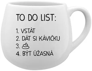 Bílý keramický hrnek 300 ml Být úžasná