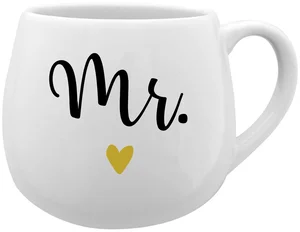 Bílý keramický hrnek MR. 300 ml