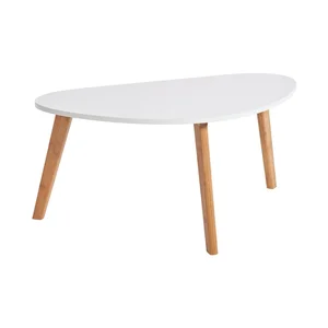Bílý konferenční stolek Bonami Essentials Skandinavian, 84,5 cm