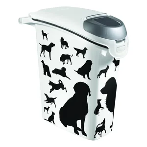 Bílý kontejner na krmivo Curver 23 l