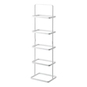 Bílý kovový stojan na boty Yamazaki Tower