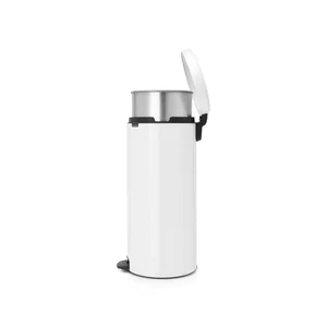 Bílý nášlapný odpadkový koš 30 l NewIcon Brabantia