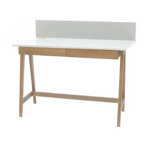 Bílý psací stůl Ragaba Luka 110 cm