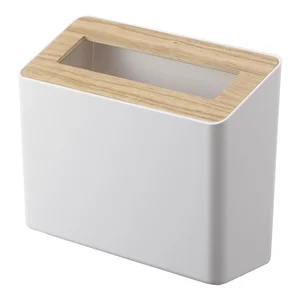 Bílý stolní koš Rin, 2,3 l
