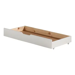 Bílý šuplík pod postel Jumper 90x140 Vipack
