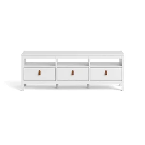Bílý TV stolek Madrid 151x54 cm