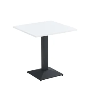 Bistro stůl RINALDO Typ 1 – 70×70 cm, bílá/černá
