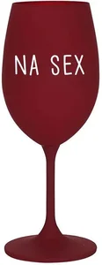 Bordó sklenice na víno 350 ml – NA SEX