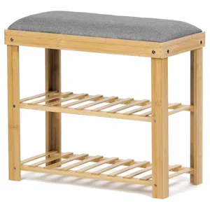 Botník DR-N1010 GREY2 – bambusový, skandinávský design