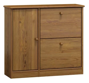 Botník KARUN 18 z masivní borovice – dubové moření