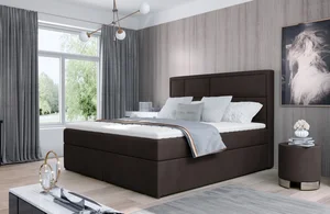 Boxspring BARBARIO 11 160x200 tmavě hnědá