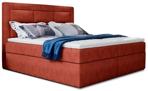 Boxspring KORBELA 04 180x200 cm – červená látka