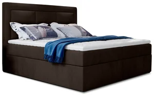 Boxspring KORBELA 11 160x200 tmavě hnědá